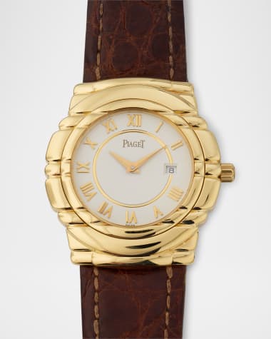Vintage Watches Piaget 18K Yellow Gold Tanagra 33.5mm Vintage 1980s Watch