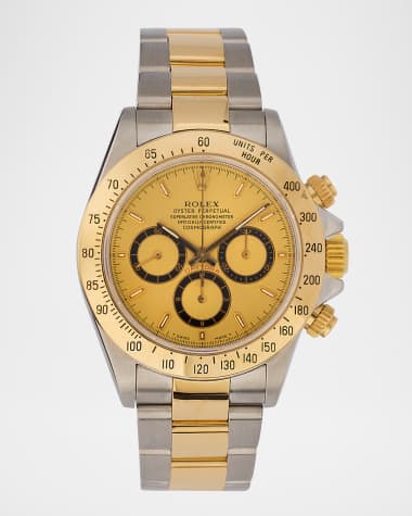 Vintage Watches Rolex Stainless Steel and 18K Yellow Gold Cosmograph Daytona 40mm Vintage 1998 Watch