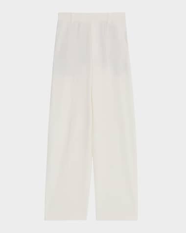 Vince High-Rise Pull-On Linen Pants