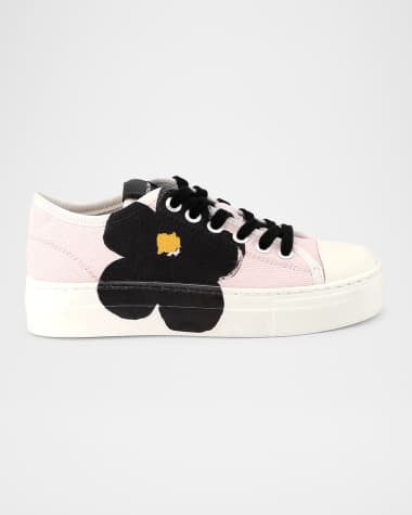 Marc Jacobs Girl's Flower-Print Low-Top Sneakers, Toddlers/Kids