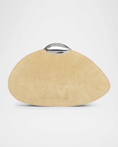 Benedetta Bruzziches Belle de Jour Suede Clutch Bag
