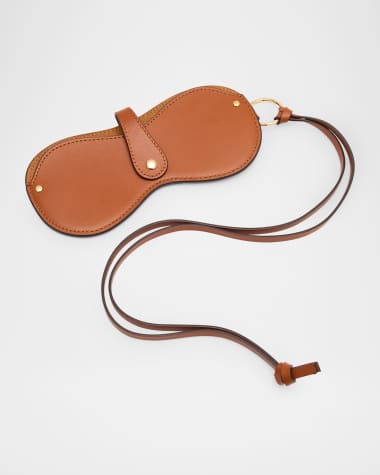 Ulla Johnson Alvie Leather Sunglasses Case