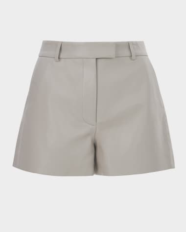 LaMarque Kaldie Recycled Leather Fitted Shorts