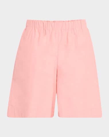 Lafayette 148 New York Riverside Cotton Pull-On Shorts