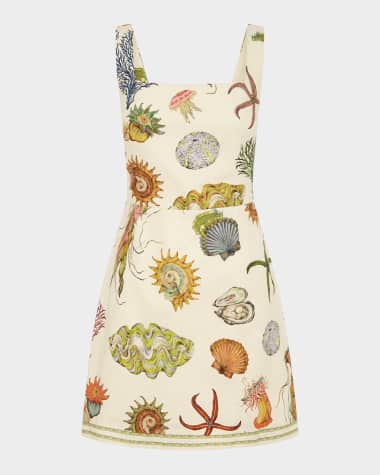 ALEMAIS Sea Mini Dress