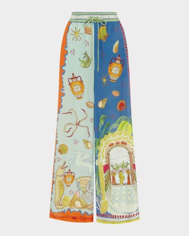 ALEMAIS Surrealist Summer Pants