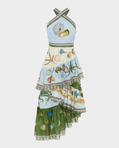 ALEMAIS Bath House Midi Dress