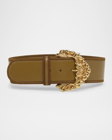 Etro Leather Maxi Belt