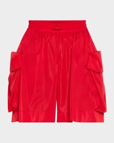 Simone Rocha Flare Pocket Pull-On Cargo Shorts