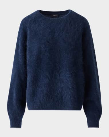 Akris Brushed Cashmere Crewneck Sweater