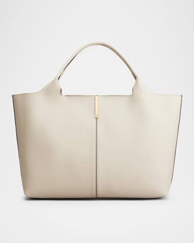 Tod's Leather Shopping Tote Bag