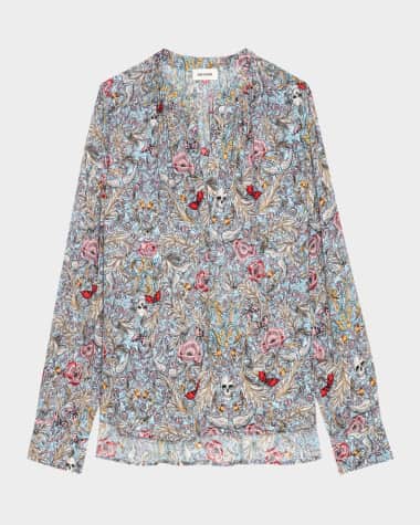 Zadig & Voltaire Tink Soft British Flowers Blouse
