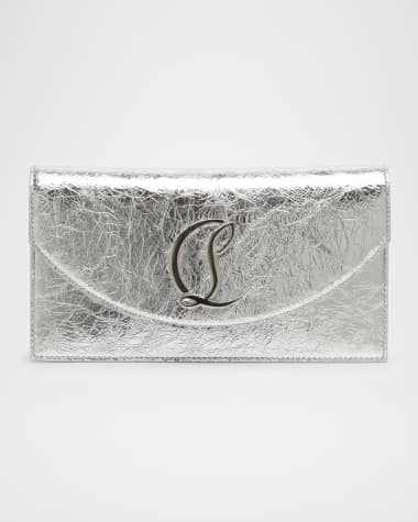 Christian Louboutin Loubi52 Clutch Bag in Laminated Leather