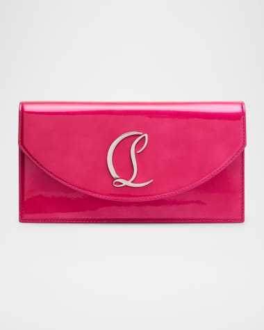Christian Louboutin Loubi52 Clutch Bag in Patent Perle Leather