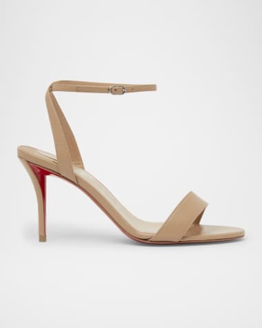Christian Louboutin Miss Z Leather Red Sole Sandals