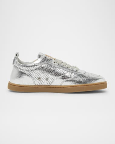 Christian Louboutin Tutti Rui Donna Metallic Red Sole Sneakers