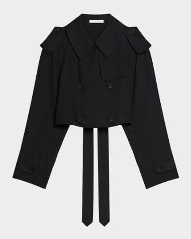 Helmut Lang Short Cocoon Trench Coat
