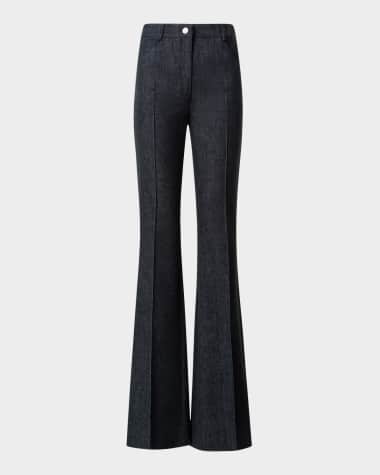 Akris Farid Stretch Bootcut Jeans
