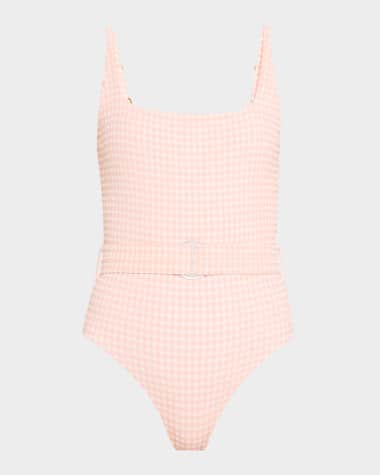 PQ Swim Lucia Belted One-Piece Swimsuit