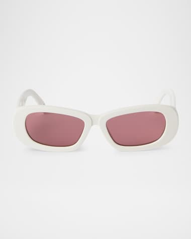 Palm Angels Dana Oval Acetate Sunglasses