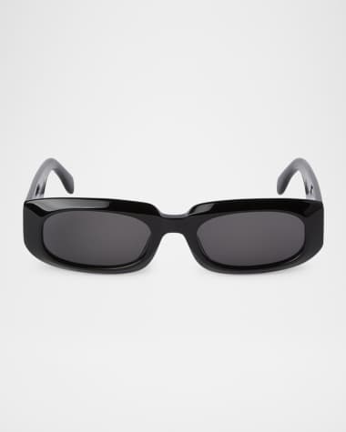 Palm Angels Noah Oval Acetate Sunglasses