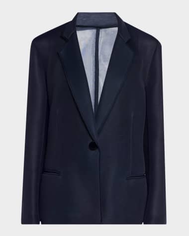 Brandon Maxwell The Pearl Single-Breasted Jacket