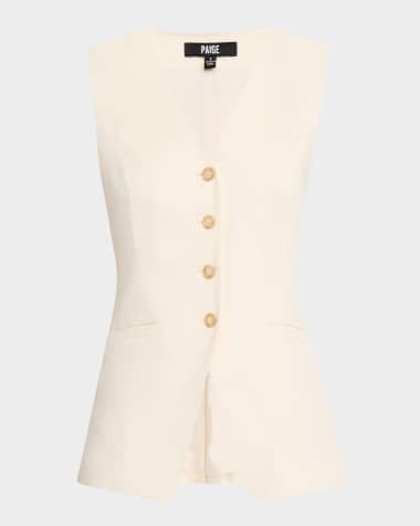 PAIGE Campanelli Fitted Vest