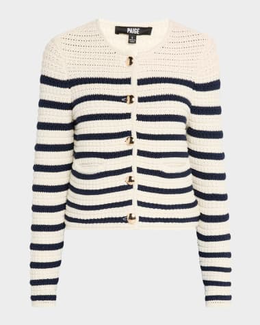 PAIGE Oberon Stripe Cardigan