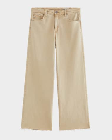 AG Jeans Saige Wide-Leg Crop Jeans