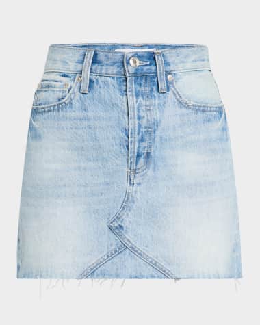 PISTOLA Kat Denim Mini Skirt