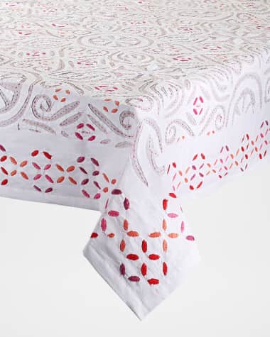 Kim Seybert Malta Tablecloth, 58" x 126"