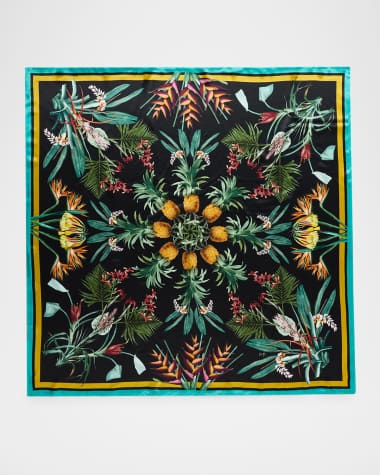 St. Piece Amber Double-Sided Silk Scarf