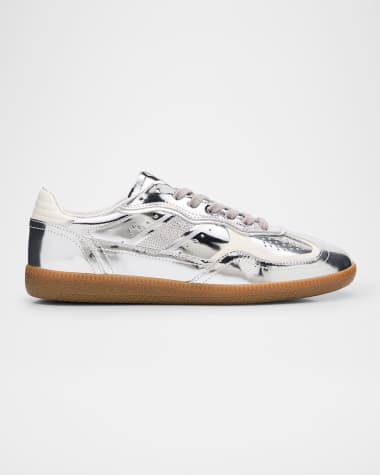 ALOHAS TB.490 Rife Shimmer Metallic Leather Sneakers