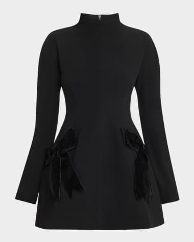 Sans Faff Noir Long-Sleeve Mini Dress