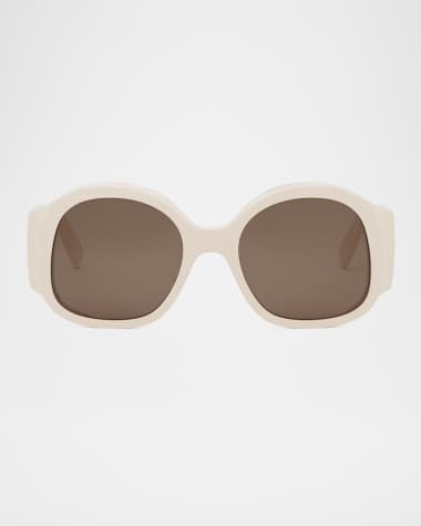 Celine Maxi Triomphe Round Sunglasses
