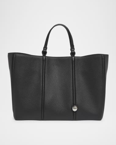 Jacquemus Le Marino Leather Shopper Tote Bag