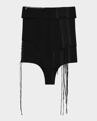 Helmut Lang Aviator Mini Skirt