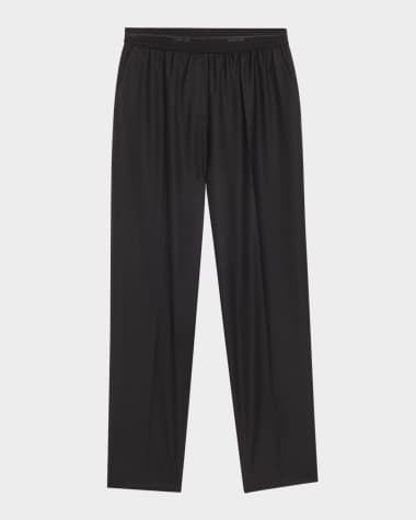 Helmut Lang Tapered Logo Waistband Pants