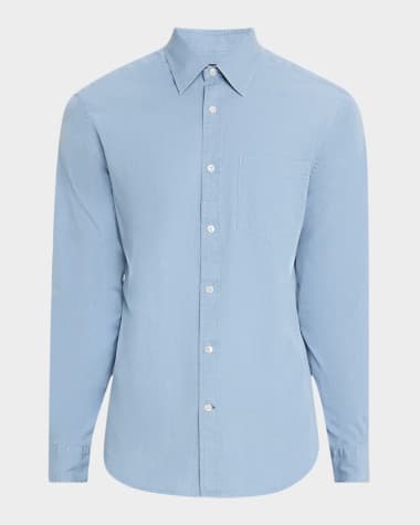 dunhill Men's Sea Island Cotton Sport Shirt