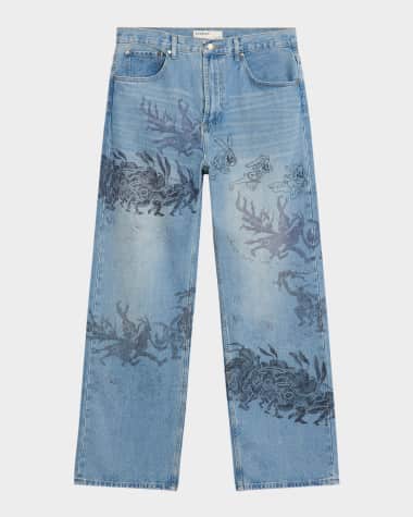 Domrebel Men's Stuffy Bootcut Jeans