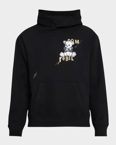 Domrebel Men's Gloomy French Terry Hoodie