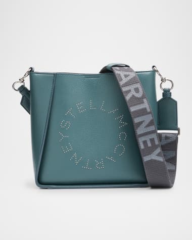 Stella McCartney Mini Studded Logo Vegan Leather Crossbody Bag