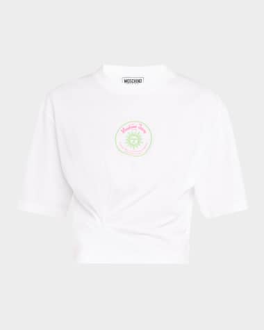 Moschino Jeans Faux Wrap T-Shirt