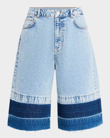 Moschino Jeans Denim Culotte Pants