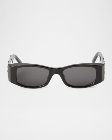 Palm Angels Men's Angel Acetate Rectangle Sunglasses