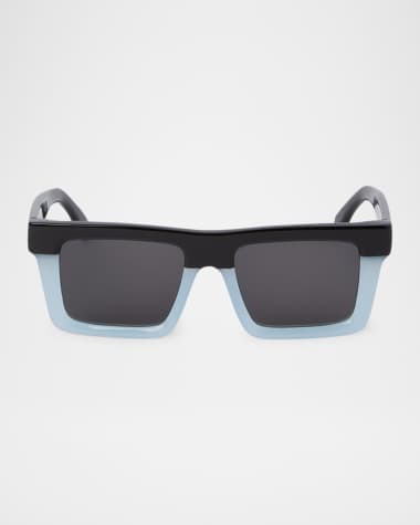 Palm Angels Men's Napa Acetate Rectangle Sunglasses