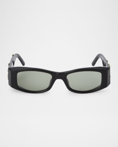 Palm Angels Men's Angel Acetate Rectangle Sunglasses