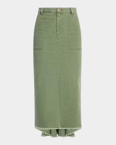 Le Superbe Very Mindful Denim Midi Skirt