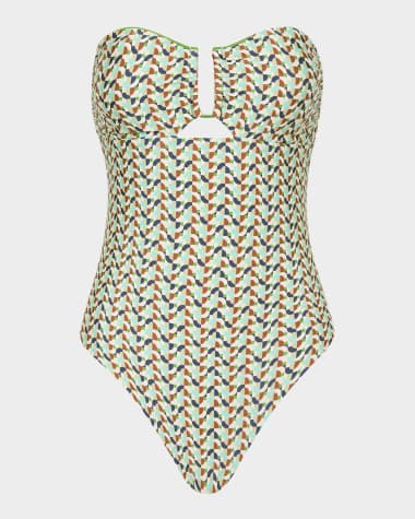 Seafolly Acacia Bandeau One-Piece Swimsuit