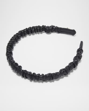 Lele Sadoughi Jessie Faux Leather Headband